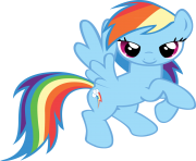 Rainbow Dash flying my little pony png